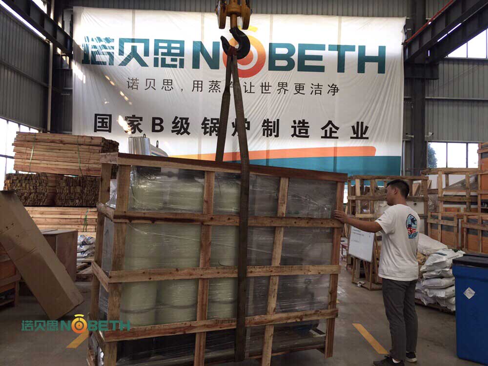黑龍江中藥提純潔淨蒸汽發生器吊裝中