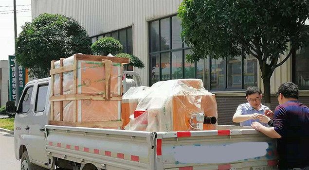 河南72kw電蒸汽發生器裝車